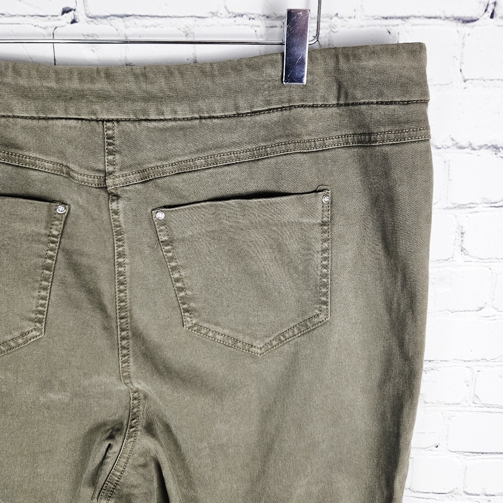 RENUAR | Lux Tencel stretch pull-on high waist pants